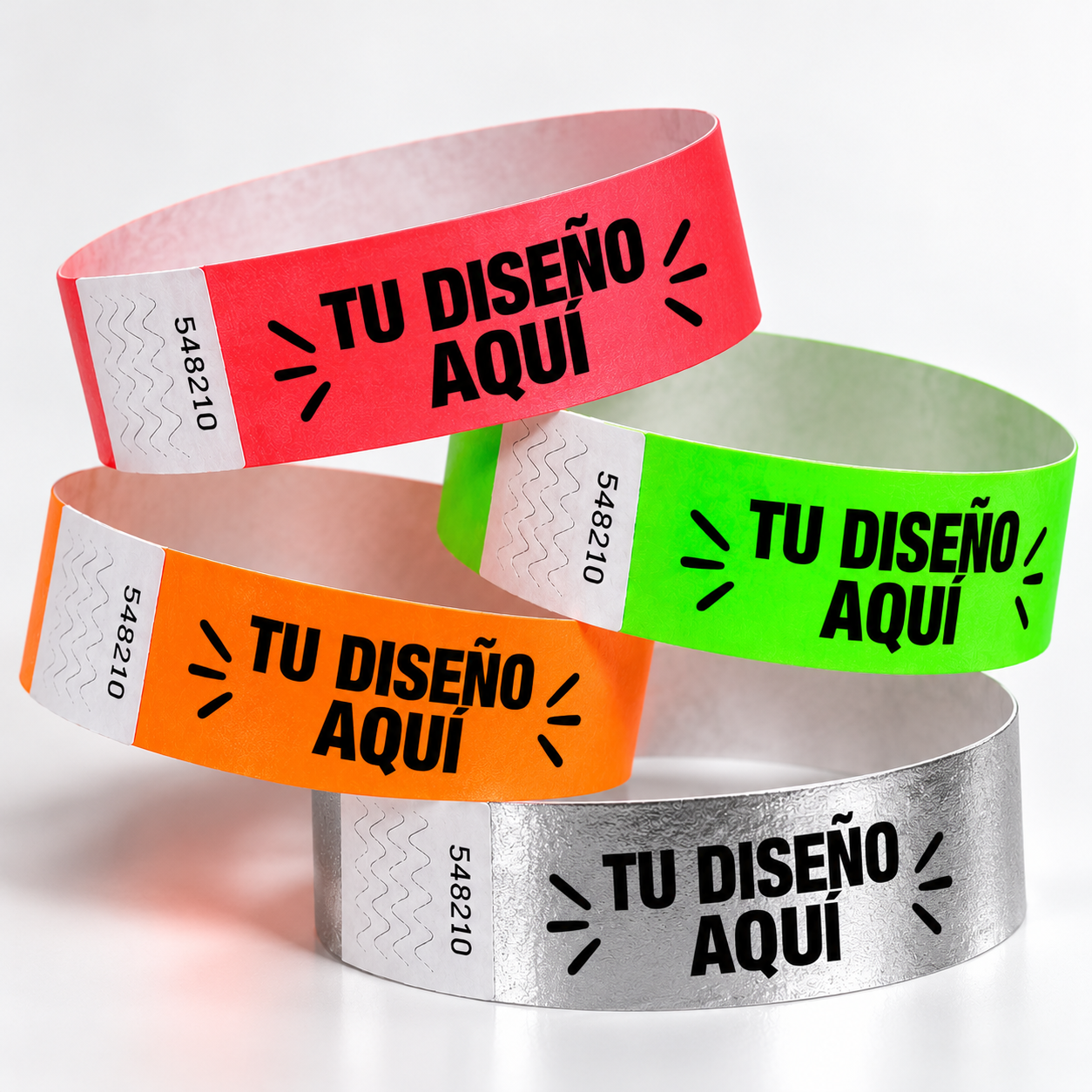 Pulsera Tyvek personalizada